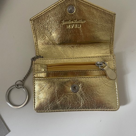 Genuine Leather RFID blocking Gold Wallet - Picture 9 of 11